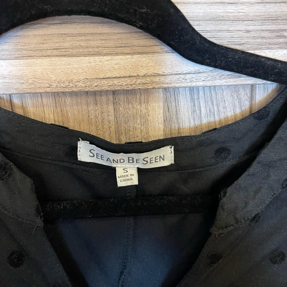 Piper And Scoot Swiss Dot Midi Dress - image 3